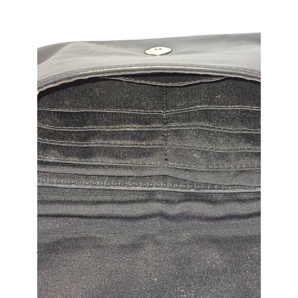 Coach Women's Black Leather Ashley Evening Credit Card Wallet Wristlet M 2070 - Picture 12 of 15